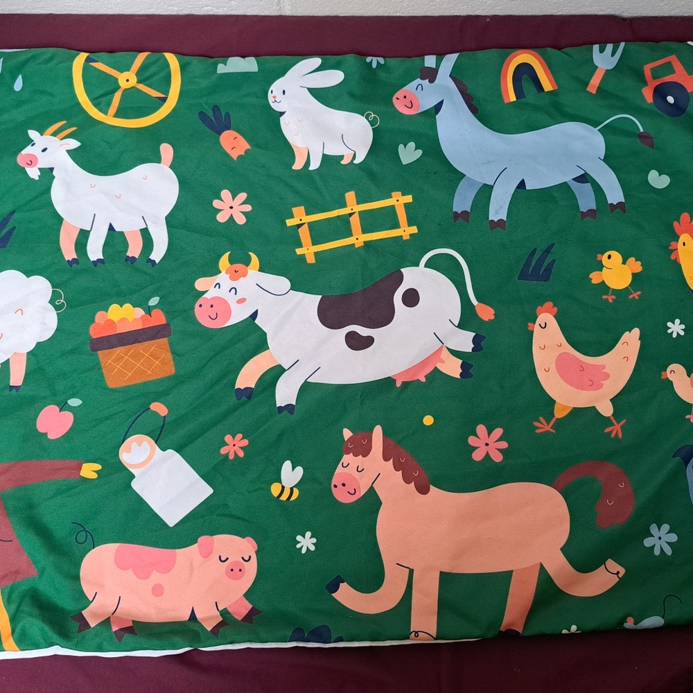 Farm Animals Standard Size Pillowcase